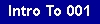 Intro To OO1